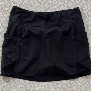 Athleta Black Skort with Pockets